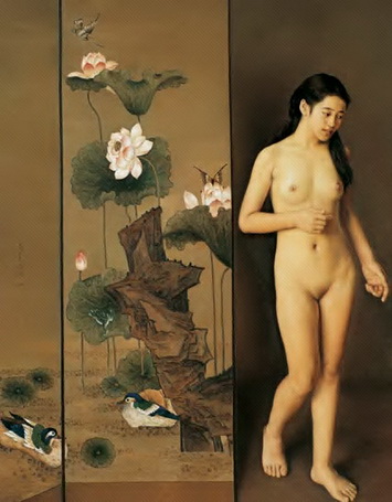 中国著名人体油画欣赏1