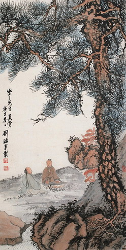 刘海粟系列国画作品欣赏21