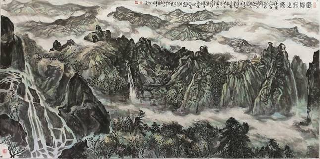 一带一路辉煌中国书画展之醉美浏阳河--黎越常画展