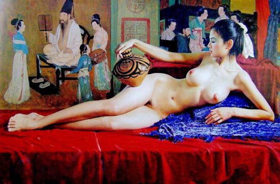 中国著名人体油画欣赏20