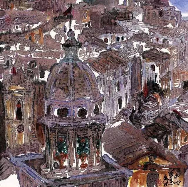 意大利佛罗伦萨--《世界观：聂危谷中国画展》
