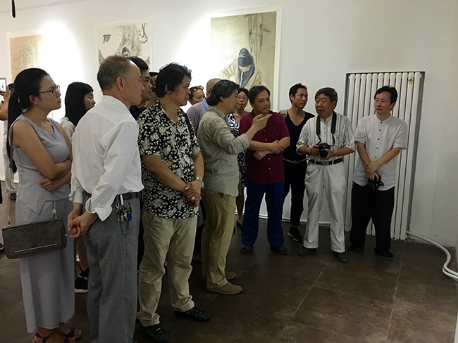 “情系水墨 立足本土”新疆人物画家刘正涛作品展在京成功举办