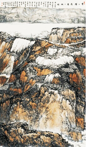画家刘丽作品《瑞雪过后是阳春》入选第十二届全国美展