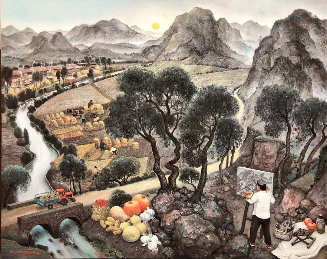 “回望·乡土的温暖”陈树中油画作品展