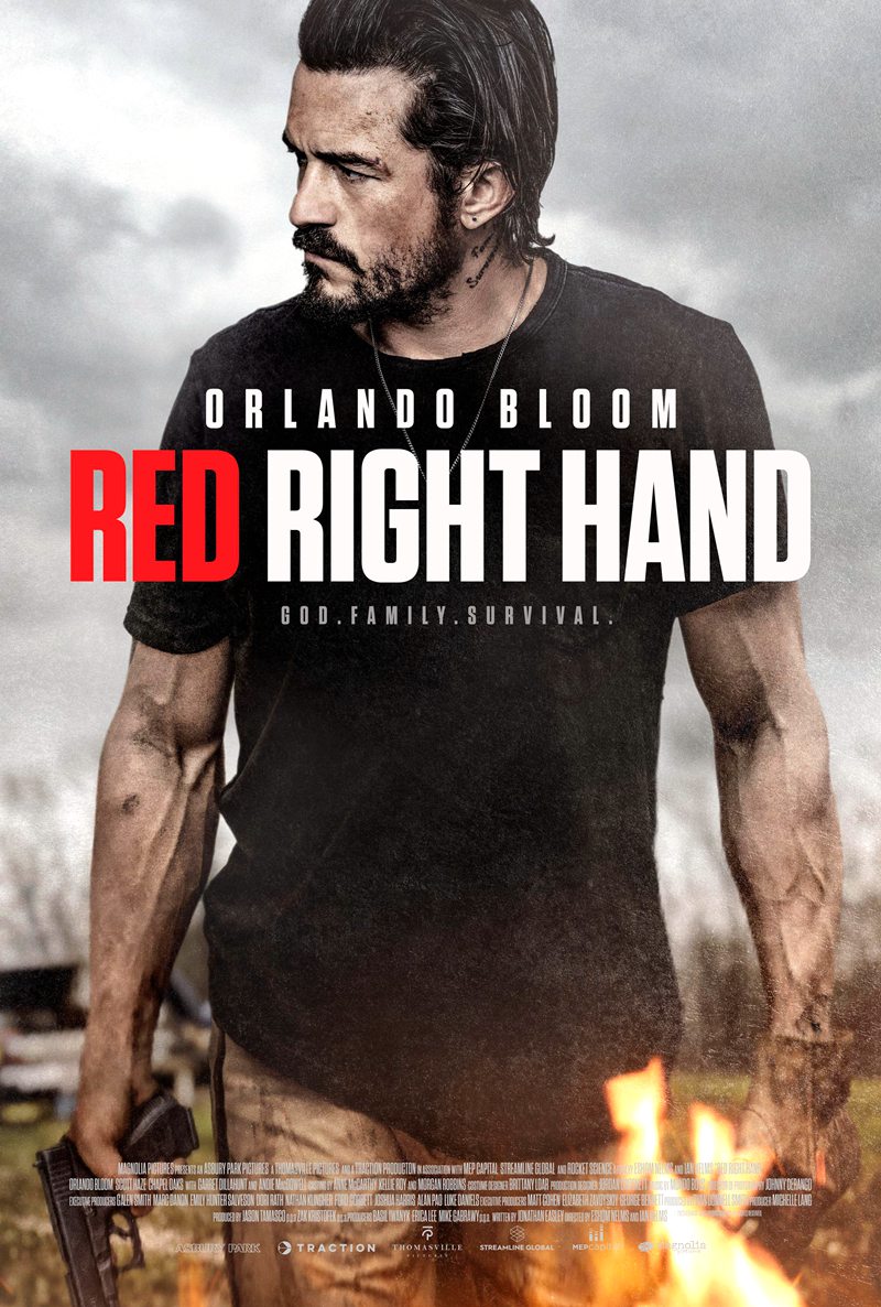 电影电视剧预告：惊悚动作电影《红右手》将于2024年2月23日上映