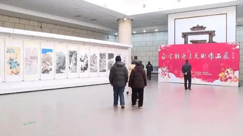 河北省“正定县迎春美术作品展”开幕